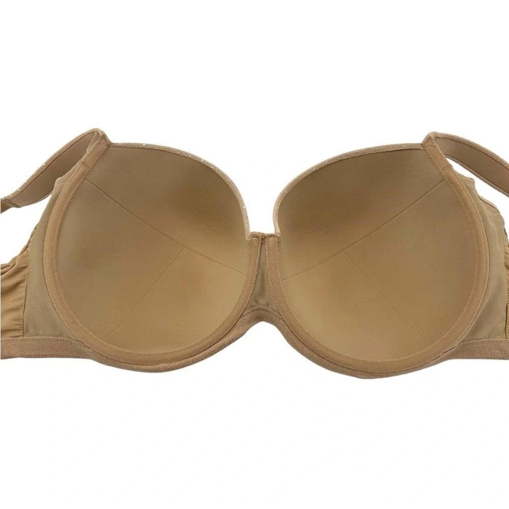NWT Soma Stunning Support Full Coverage Bra in Light Nude Size 42DDD NEW